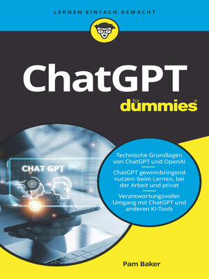 cover image of ChatGPT für Dummies